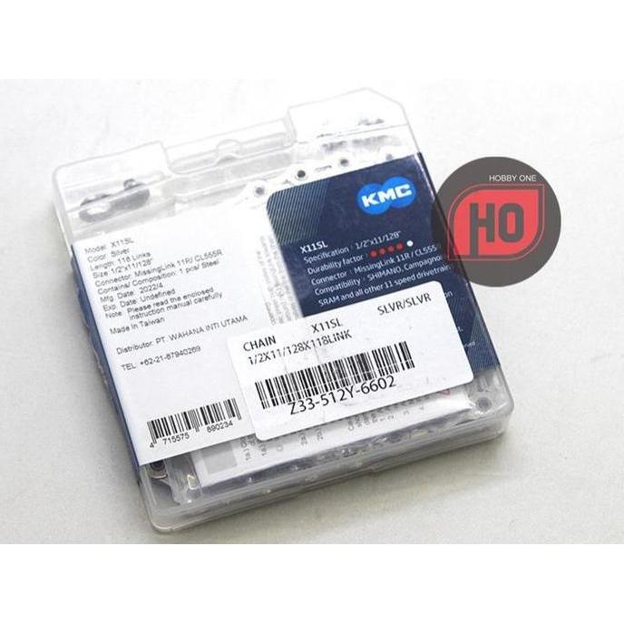 KMC X11SL / X 11 SL - SILVER - Rantai 11 Speed (TERBAIK) (TERBARU) (TERMURAH)
