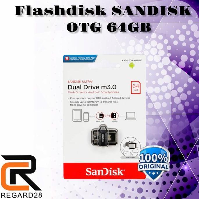 TERMURAH - Flashdisk OTG Sandisk 64GB