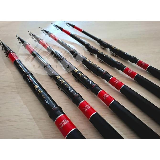 JORAN TEGEK KOLONG OGAWA GINDARA 240 270 300 360 RING CARBON HARD KAKU RUAS PENDEK (TERBAIK) (TERBAR