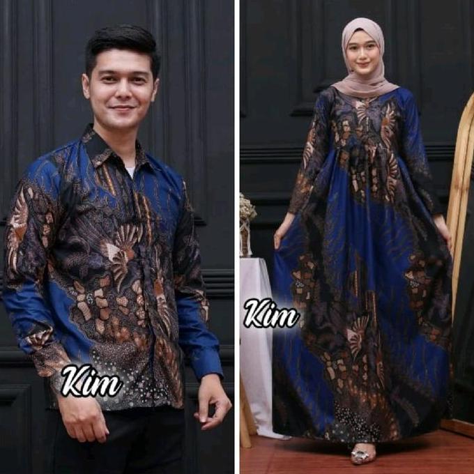 Baju Lebaran Couple Gamis Couple Suami Istri Sarimbit Lebaran 2026