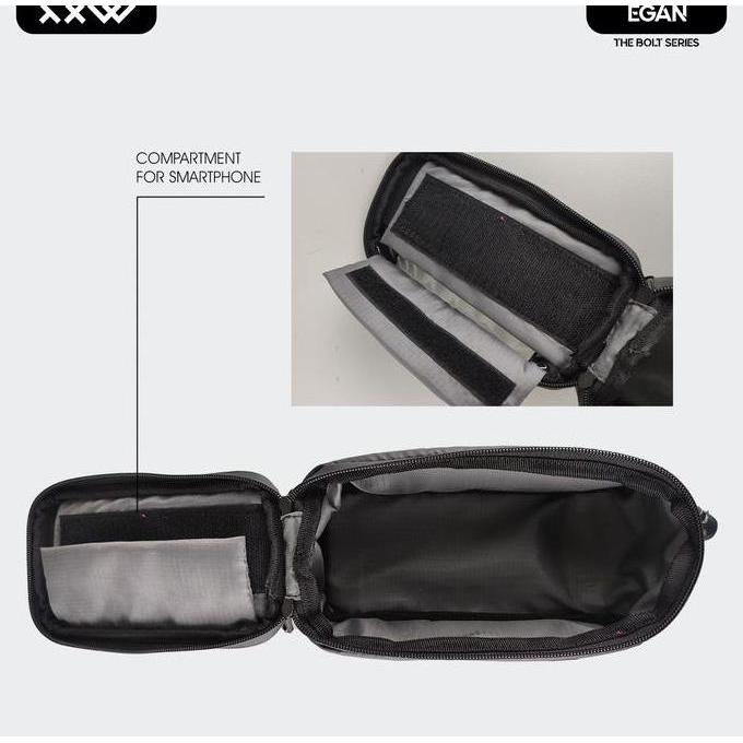 The X Woof Mcycle2-To Tas Frame Sepeda Tas Stang Sepeda Cycling Bag Frame Bag Handlebar Bag Tas Depa