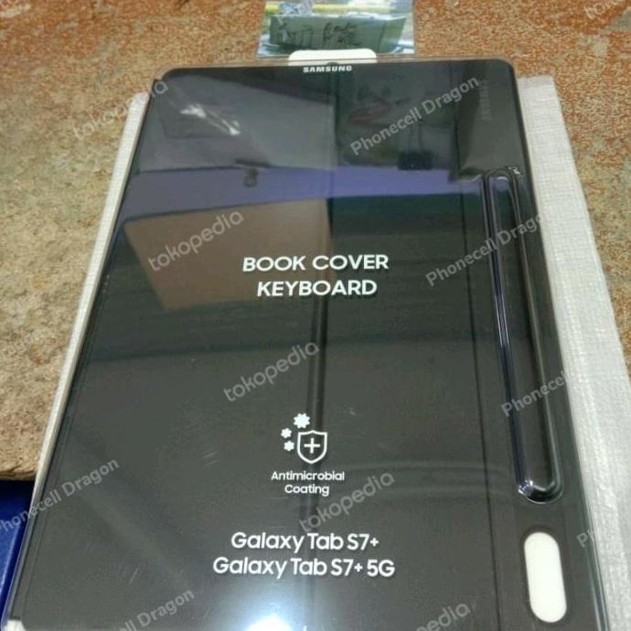 NEW keyboard cover bluetooth samsung tab s7+ / tab s7 plus