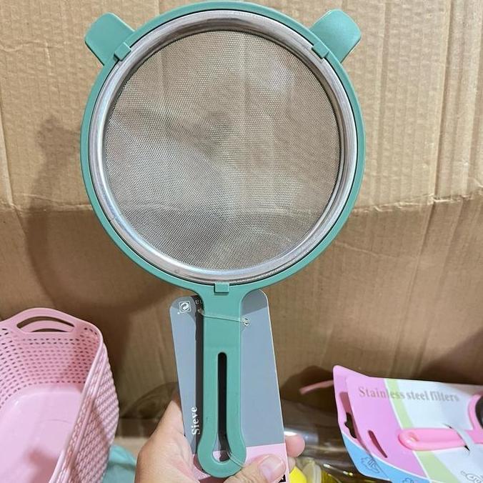 SARINGAN TEH STEINLESS /SARINGAN MPASI/SARINGAN MINYAK BESAR JM