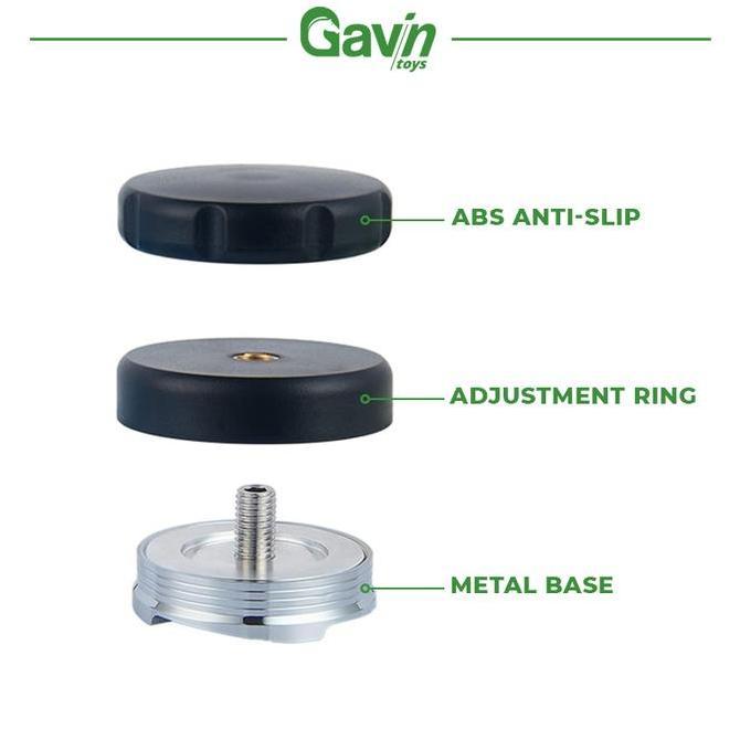 Distributor Kopi Plastik ABS Stainless - Coffee Distributor  Portafilter Barista Tools - Meratakan B