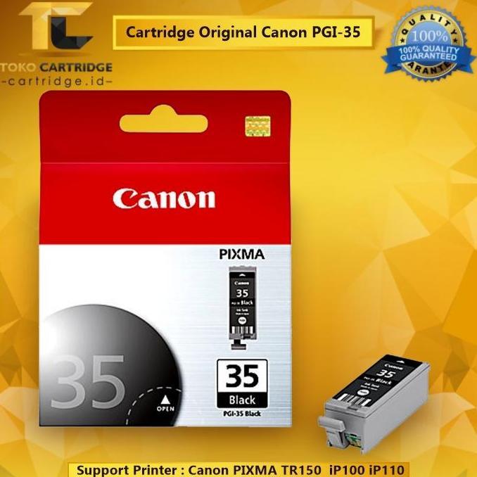 DV56 - Cartridge Tinta Canon PGI35 PGI 35 PGI-35 PGI-35BK Black Original Ink
