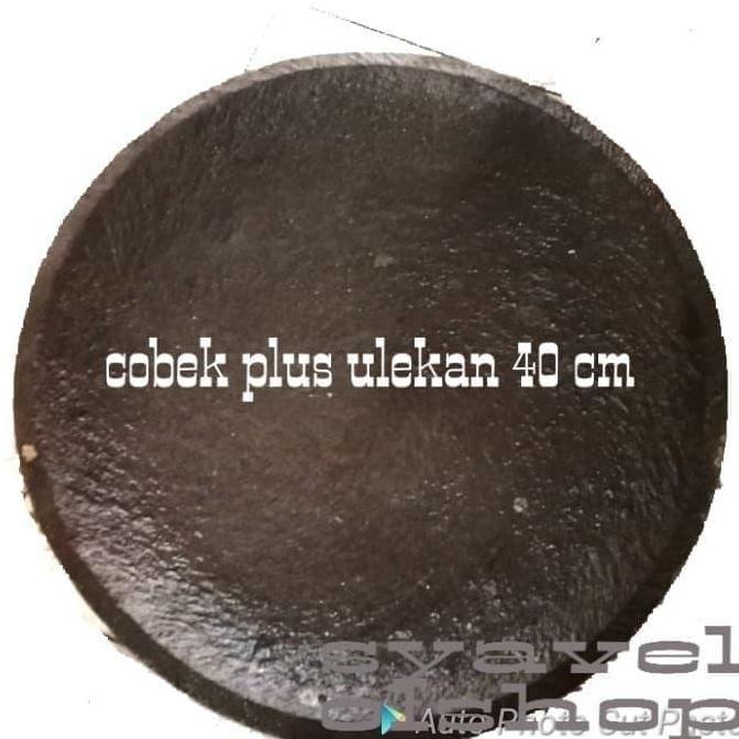 Cobek batu asli 40cm / Cobek Gado2 Only Via Grab ZS