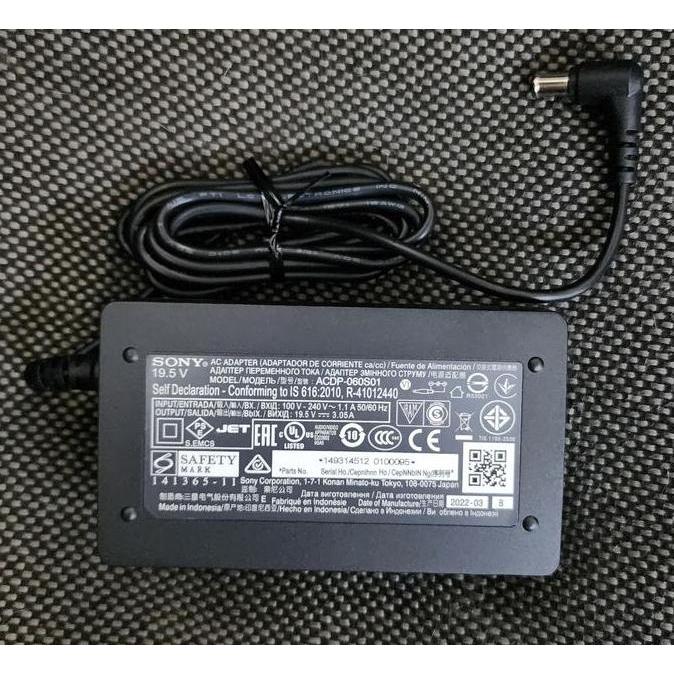 HARGA DISC - Adaptor Sony 19.5v 3.05Amp
