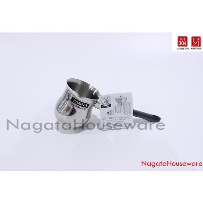 Ibrik Kopi Mini Stainless / Ibrik Kecil Stenlis Arabia Coffee Maker Bakelite Handle Zebra 112509