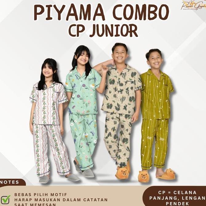 BL20 - Kombo Hemat Nyenyak Piyama Anak Laki 8 - 12 Tahun / Paket Usaha / Paket Hemat / Setelan Baju 