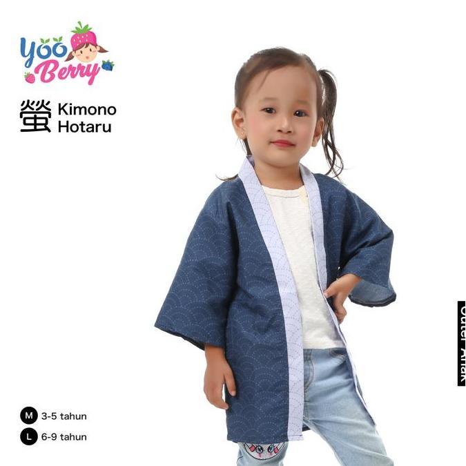 Premium Yooberry Outer Kimono Anak Hotaru Kids Baju Yukata Perempuan Laki