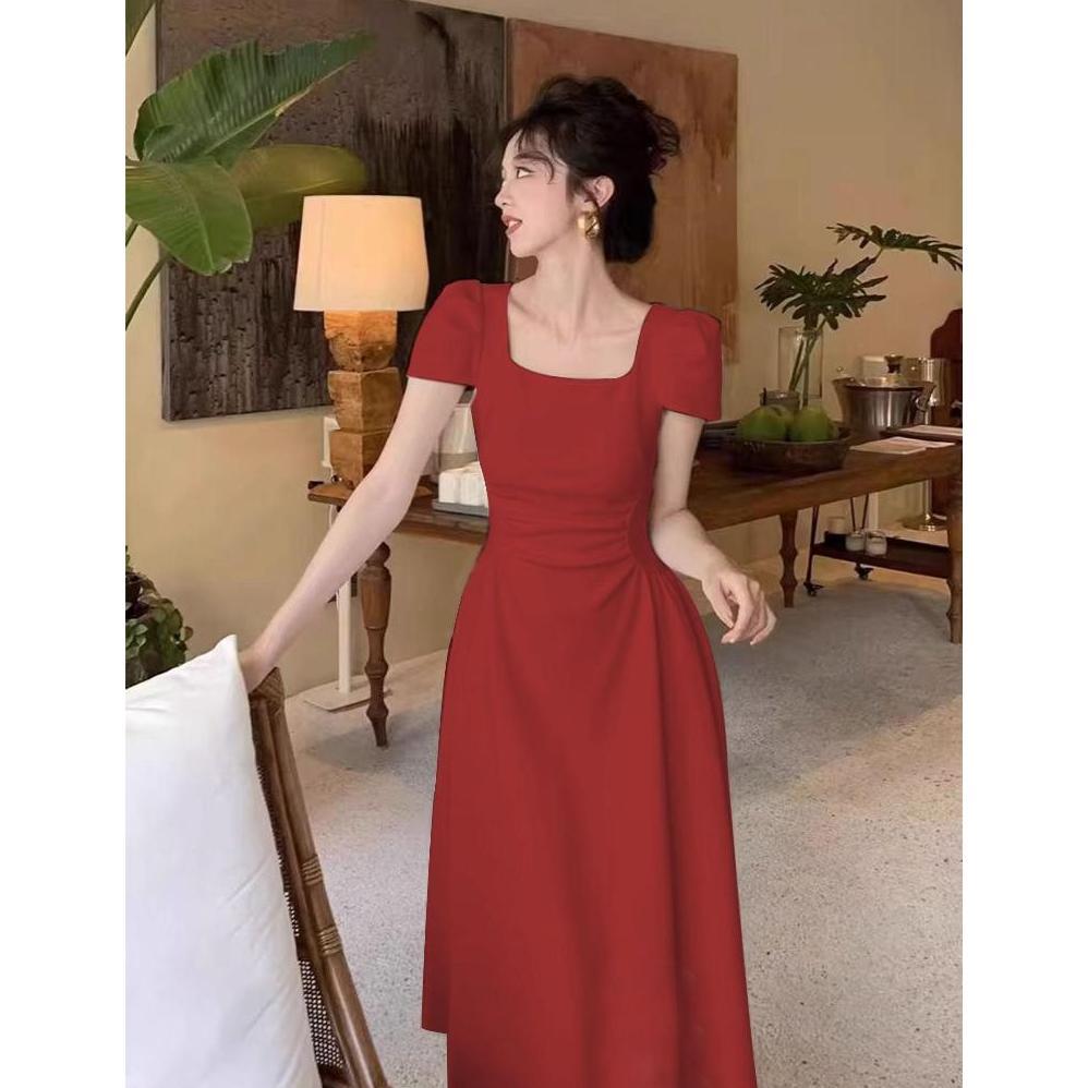 BIG SALE EMITA BLOOM baju long dress putih polos terbaru 2026 tanpa lengan mewah panjang press body 