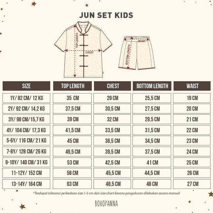 Viral  Bohopanna Qipao Jun Set / Cheongsam Anak Laki-Laki & Ayah