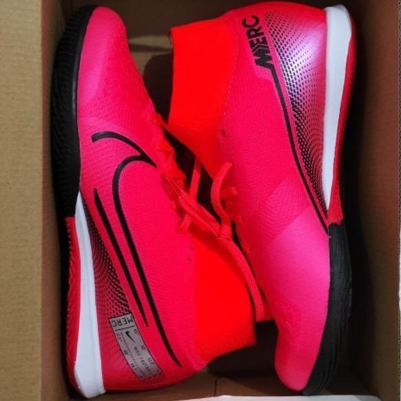 NEW SEPATU FUTSAL MERCURIAL SUPERFLY7 ELITE LASER CRIMSON IC