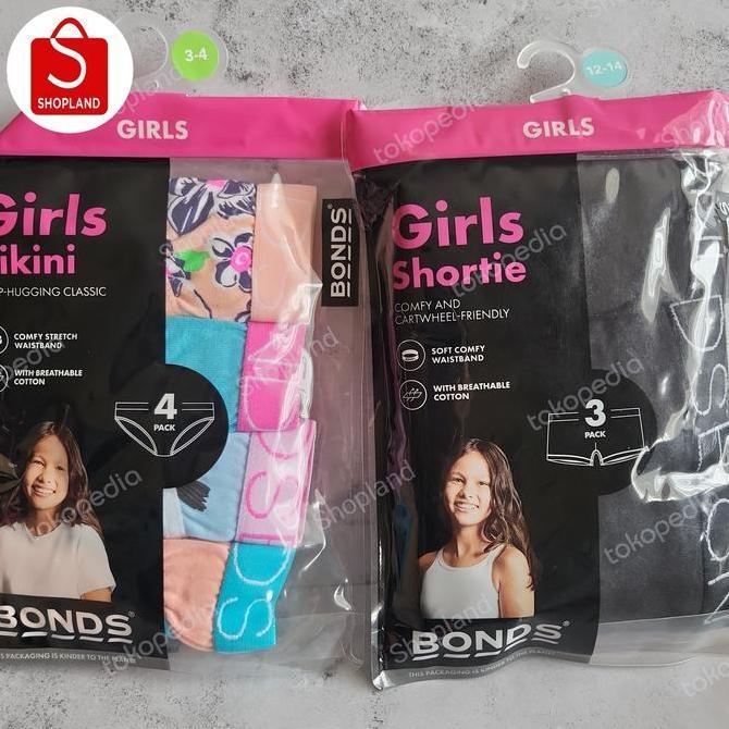 Terlaris Bonds Brief Underwear Kids Bikini Undie Girls Boys Australia
