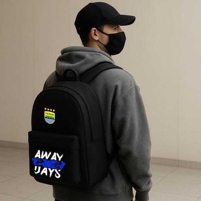 Saless Catenzo - Tas Sekolah Anak Sd Smp Persib Away Days Laki Laki Perempuan Casual Kasual Ransel K