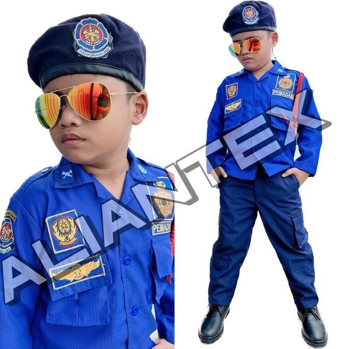 Murah Aliantex Baju Damkar Pdl Anak Profesi Karakter Unisex Bahan Ripstock Tr Asli Lengkap Dengan Ta