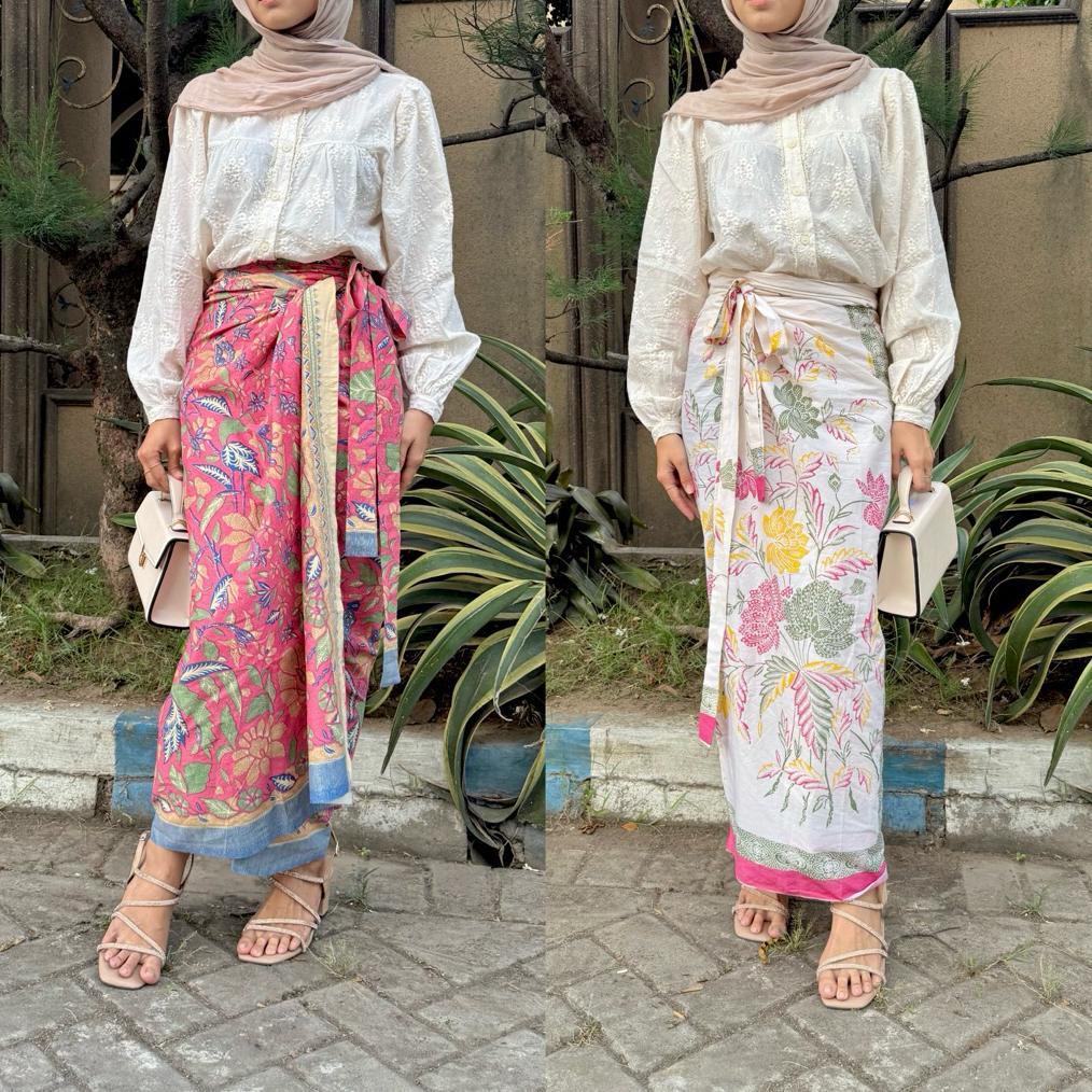 NEW Rok Lilit Jumputan - Rok lilit batik - rok batik - rok jumputan