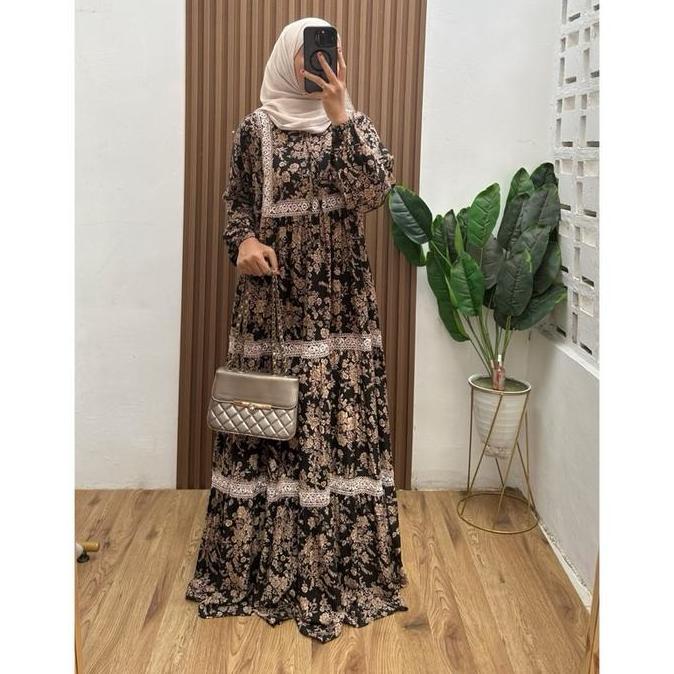 Marissa Gamis Renda Motif By Melisa Syari
