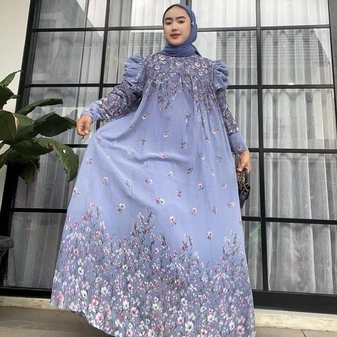 GAMIS CERUTY BUNGA ZASKIYA KEKINIAN
