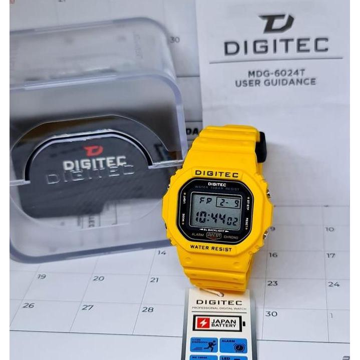 DF307 >> jam tangan pria keren DIGITEC 6024 T ORIGINAL digital classic fashion watches