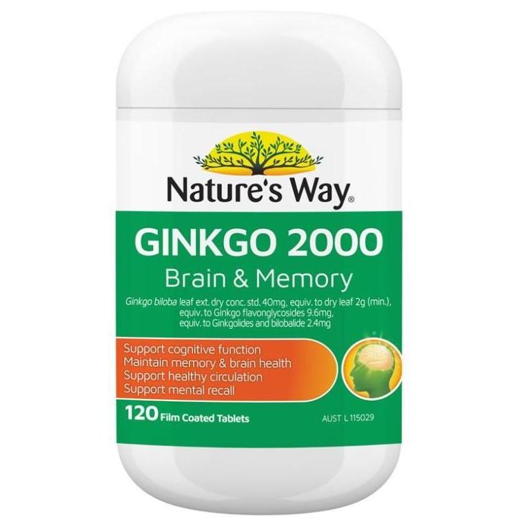 Nature's Way ginkgo biloba 2000mg