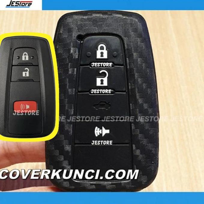 CHR Cover Kunci CHR TOYOTA CHR CARBON Sarung Remote CHR Casing Kunci CHR
