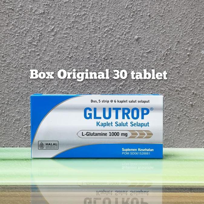 GLUTROP / BOX 30 TABLET Suplemen Makanan