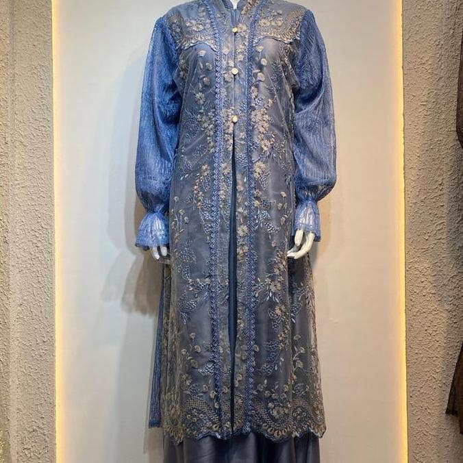 Arzella gamis bahan roberto cavali mix tille