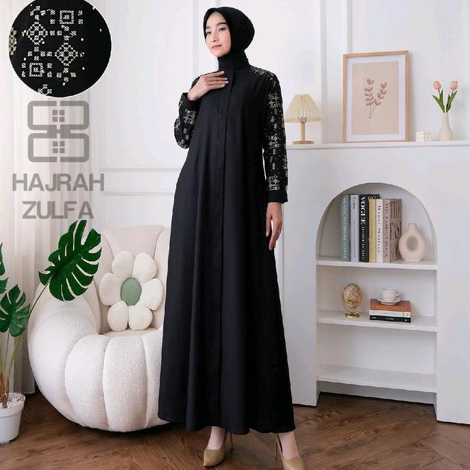 Gamis Toyobo Bordir Gamis Zulfa Orinal Guzel Premium Gamis Wanita Gamis Cantik