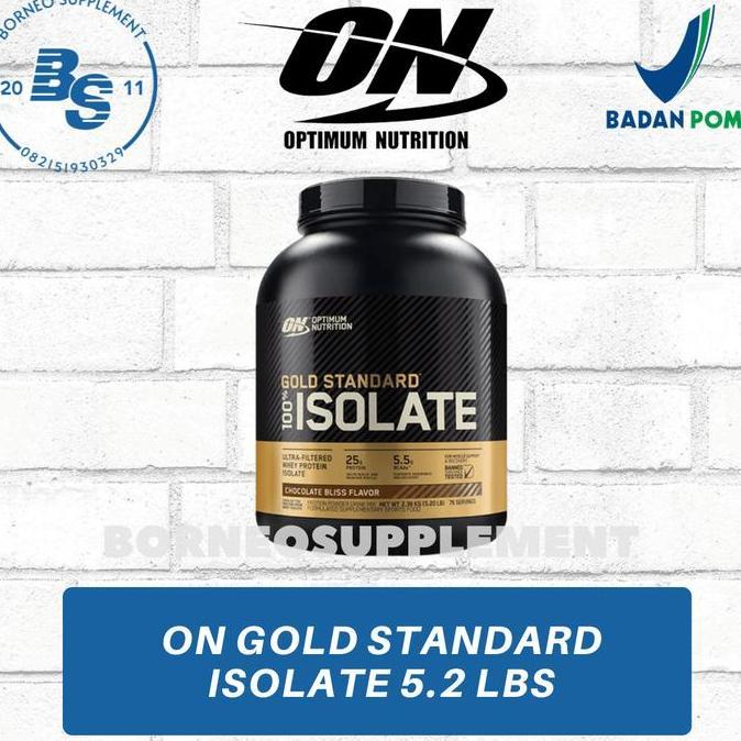 ON Gold Standard 100% Isolate 5 Lbs Whey Protein Isolate BPOM