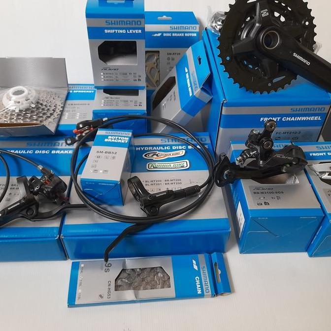 groupset shimano alivio 3x9 speed