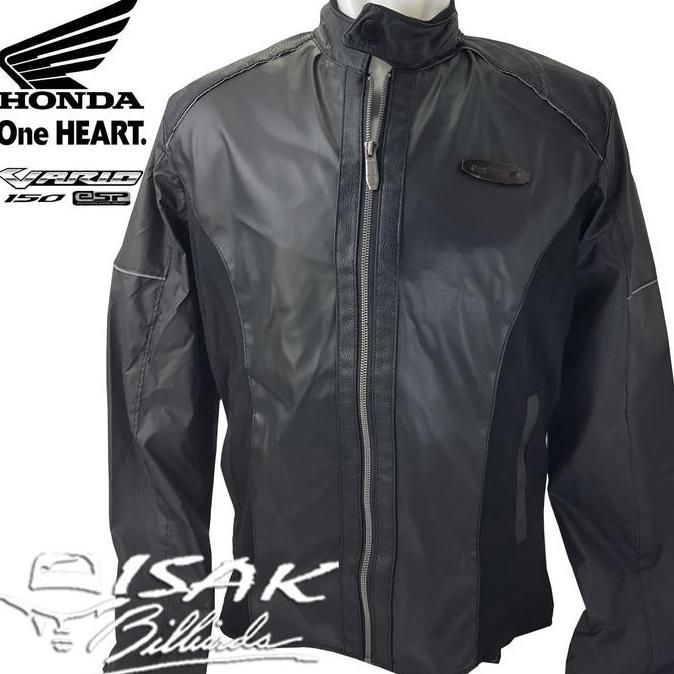 Jacket Honda Vario 150 Asli - Black Jaket Motor Touring Apparel Hitam
