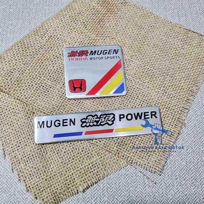 Emblem 3D Sticker Honda Mugen Power HRV CRV BRV Mobilio Brio Jazz