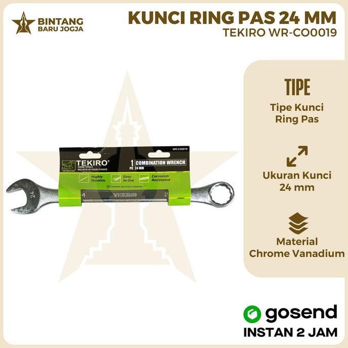 TEKIRO Kunci Ring Pas 24 mm