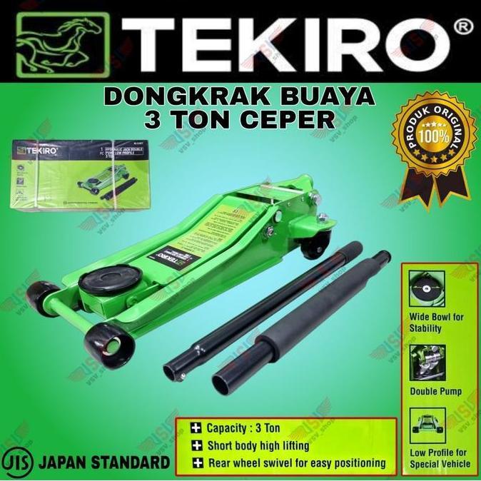 Ready TEKIRO DONGKRAK BUAYA 3TON CEPER DONGKRAK BUAYA 3T DOUBLE PUMP