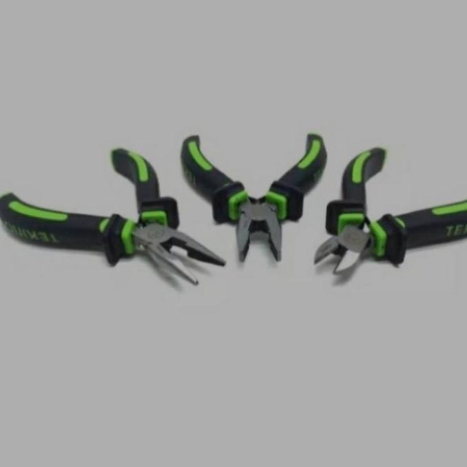 Tang TEKIRO Paket isi 3 pcs / TEKIRO Set Comb 7", Lancip 6", Potong 6"