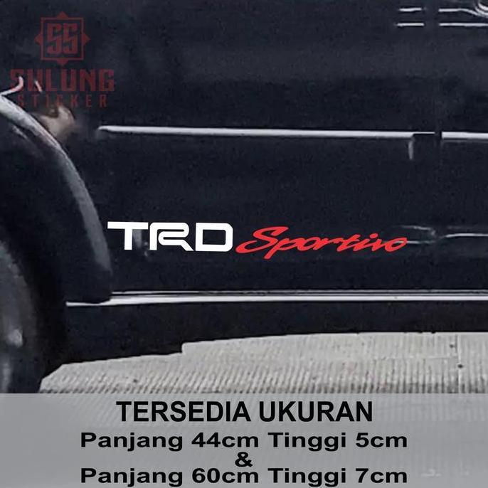 Stiker Mobil TRD Sportivo Cutting Sticker Toyota Avanza Fortuner Rush Yaris Raize Agya