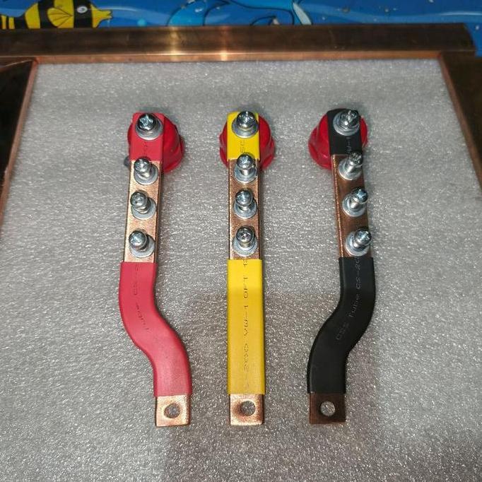 BUSBAR 315 RST PANJANG 15CM UNTUK MCCB 30A/100A