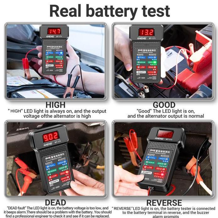 Ready Alat Test Kondisi Baterai Aki Tester Battery Accu Mobil Motor