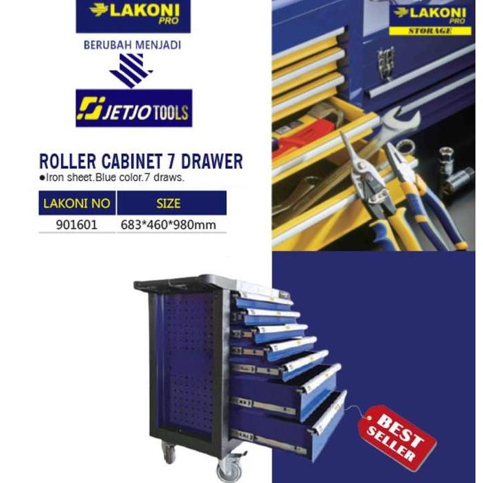 Cabinet 7 Drawer Roda 683 x 460 x 980mm LAKONI PRO 901601