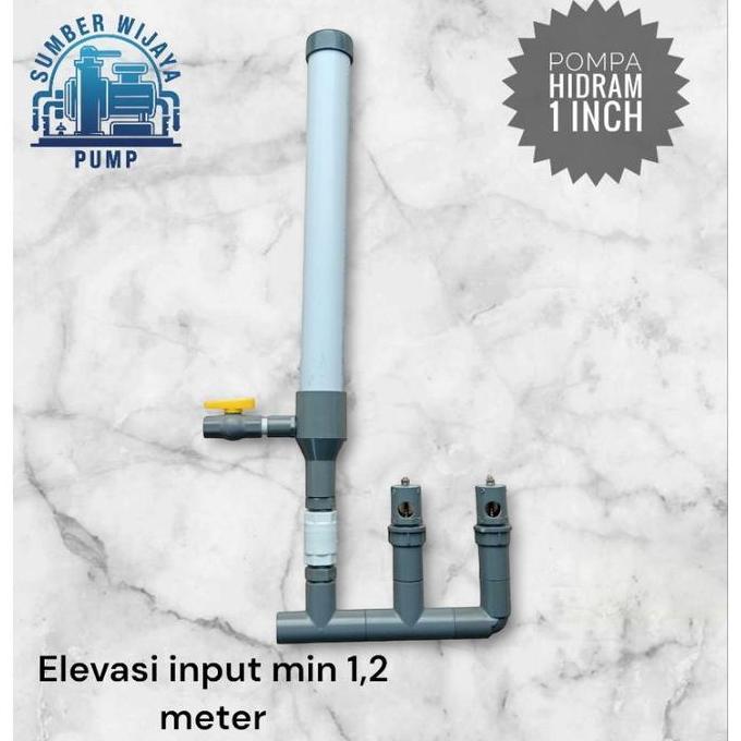 Promo| Terbaru Pompa Tanpa Listrik Hidram Ukuran 1 Inch