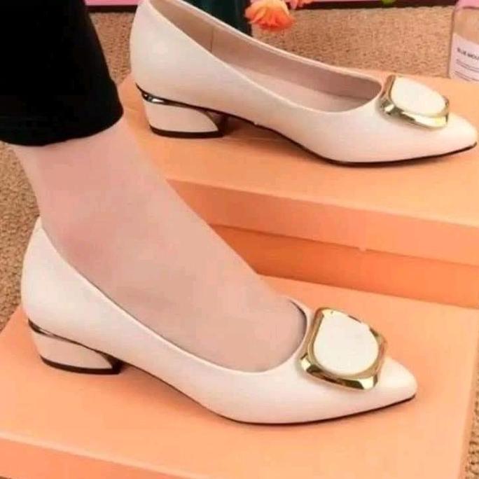 Flash Sale Pantofel Wanita 3Cm,Sepatu Pancus Wanita,Sepatu Kerja Wanita Flat Shoes Agit