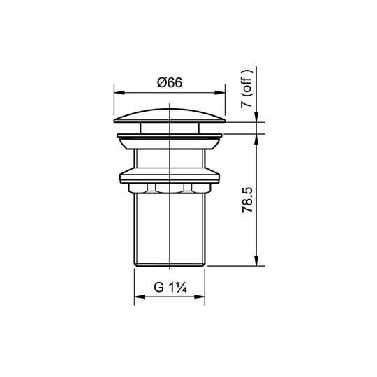 Afur Wastafel TOTO T6JV2N / TOTO Afur Wastafel / TOTO Afur Pembuangan Wastafel