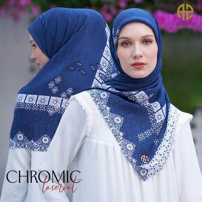 New Chromic Paket - [GROSIR] Azzura Scarf (Kerudung Segi Empat Serat Perancis Premium Wanita Muslim)
