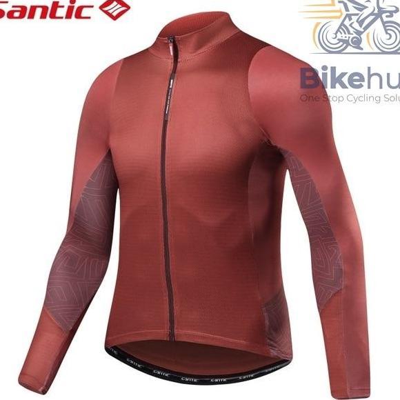 Santic Universal Long Sleeve Jersey Summer Baju Sepeda Lengan Panjang