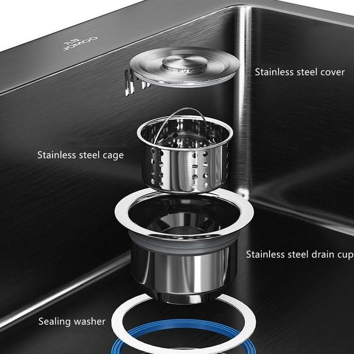 Kitchen sink black 6045 valpra/ kitchen sink 6045 hitam/ kitchen sink SUM