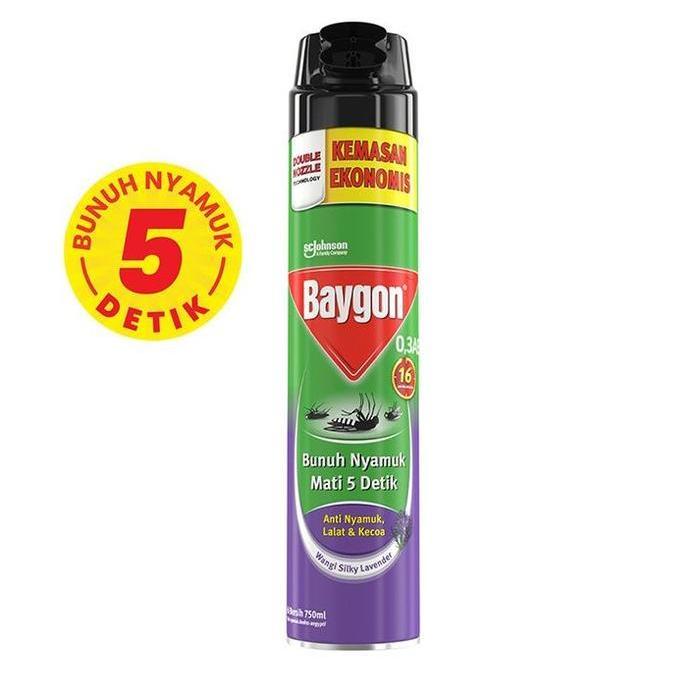 BAYGON AEROSOL LAVENDER 750 ML