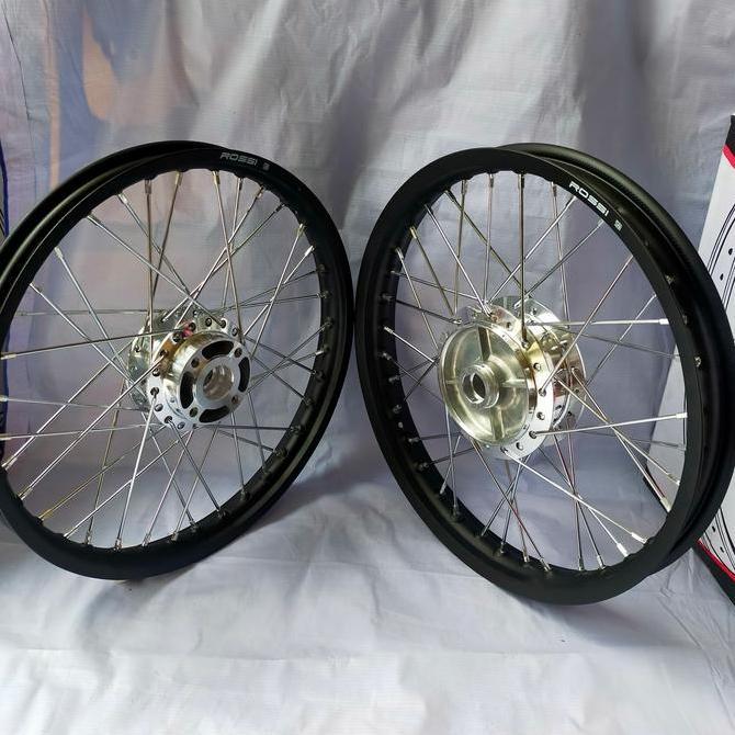 sepaket velg set rossi 140 x 17 tromol set jari2 jupiter z vega fizr