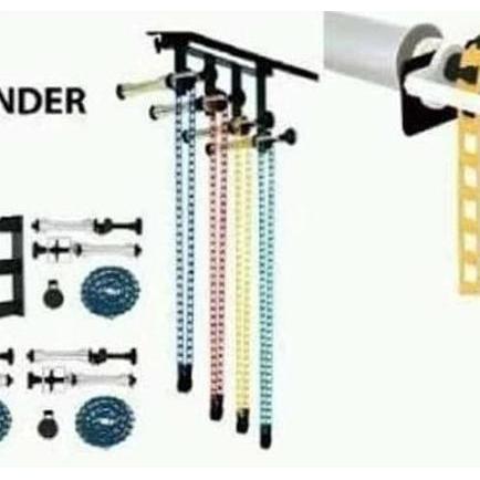 Lansungkirim- Expander 1 2 3 4 6 Set Komplit Bar Pipa Layar Background Roller Chairm Rante Backdrop 