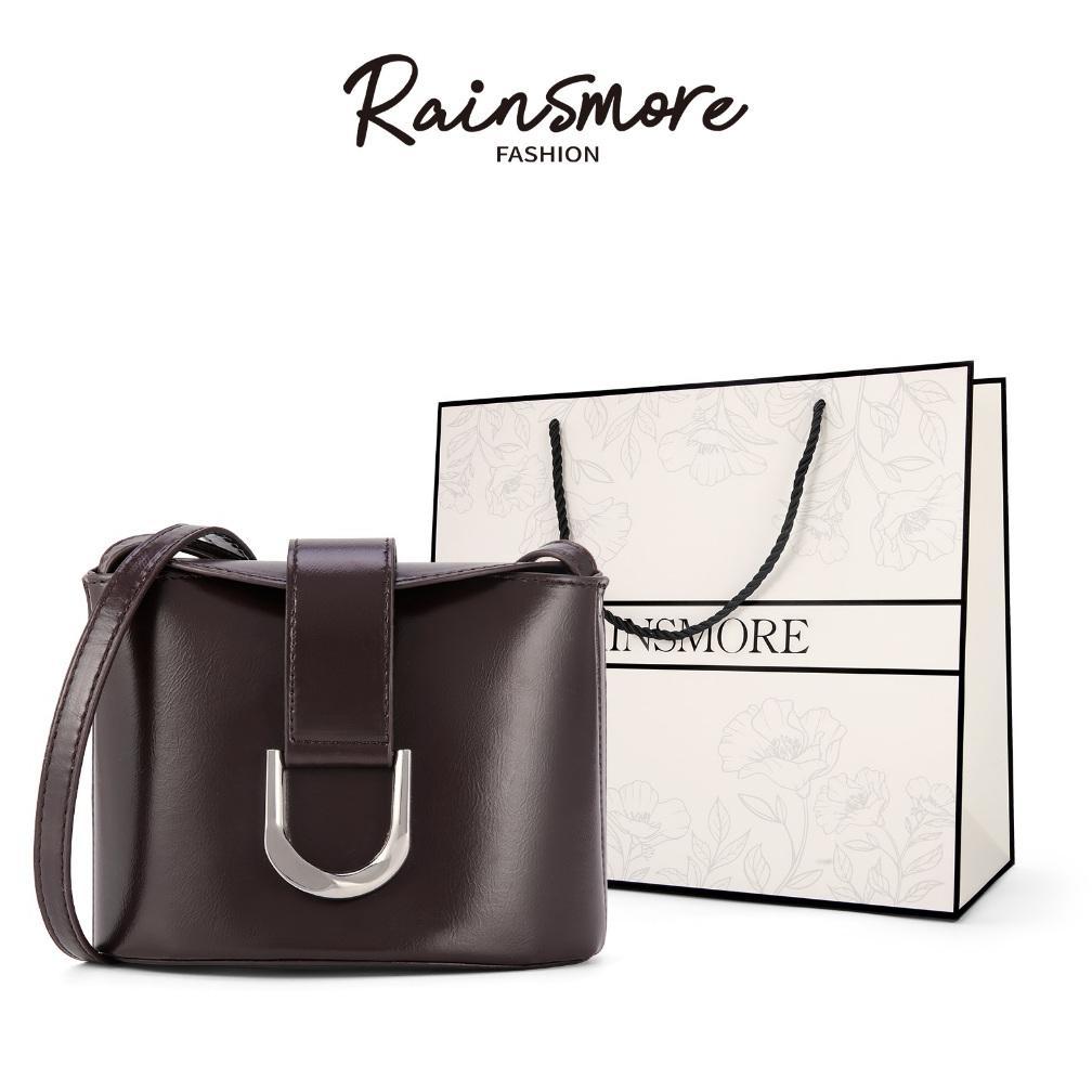 BESTPROMO TAS KETEK, TAS BUCKET RETRO BY RAINSMORE - TAS BENTUK U YANG EKSKLUSIF, MODEL KEKINIAN DAN